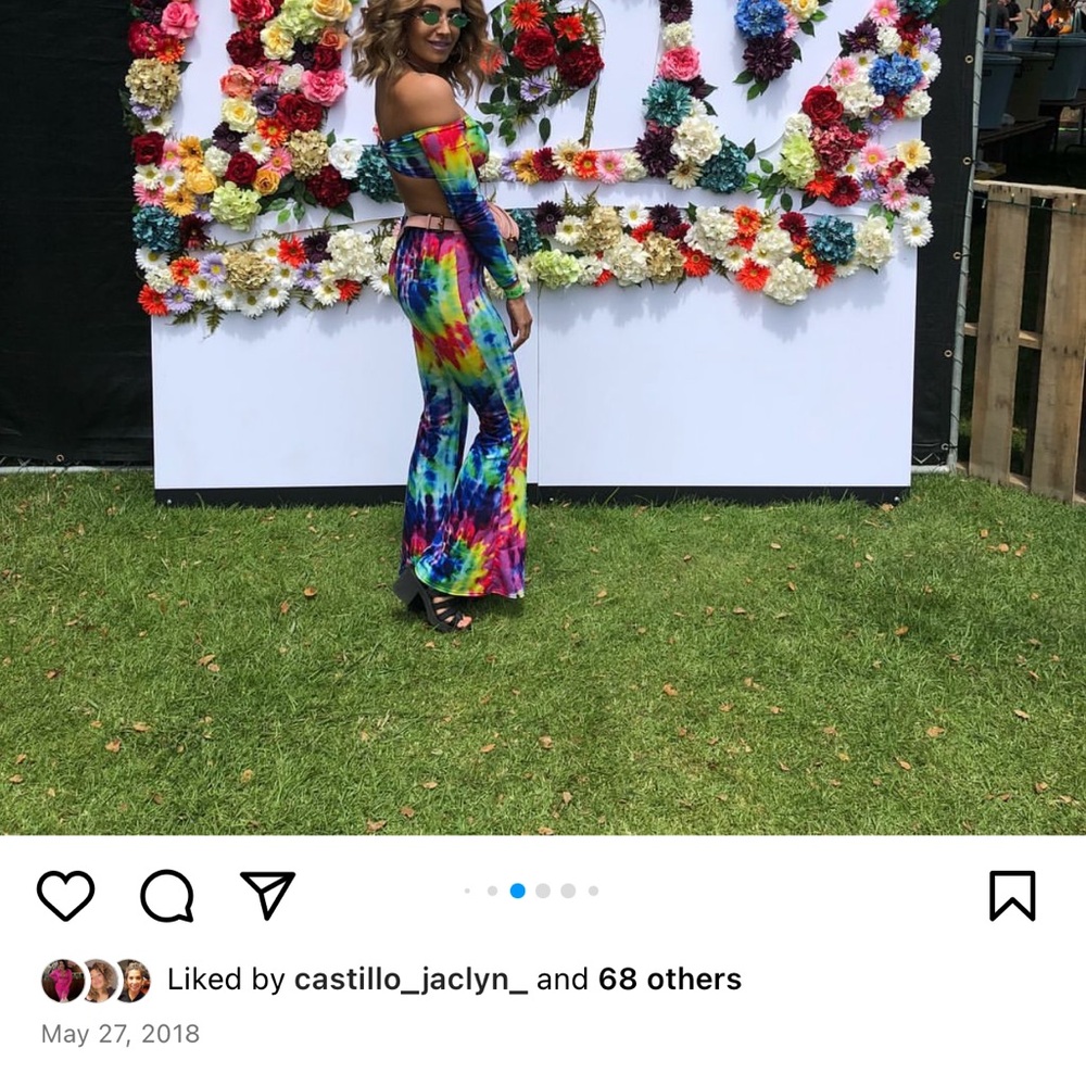 Tie-dye two piece set! WORE ONCE